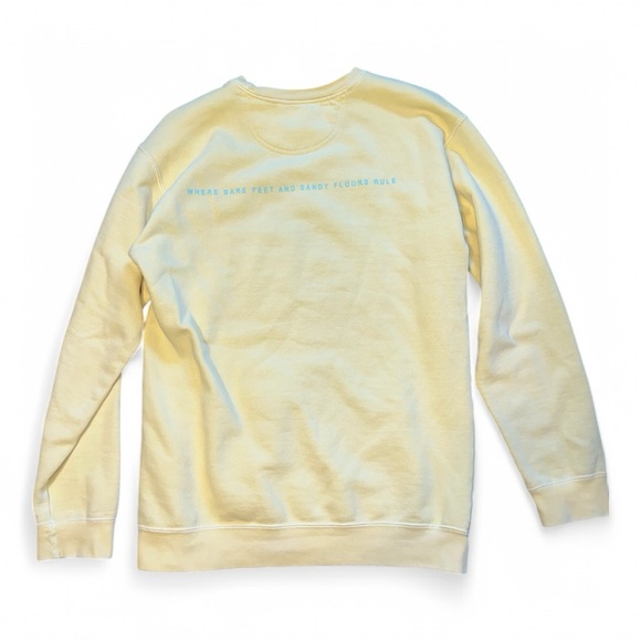 Comfort Colors Seaside Yellow Sweatshirt size S - Picture 2 of 4